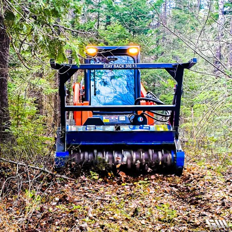 broyage de sol en forêt