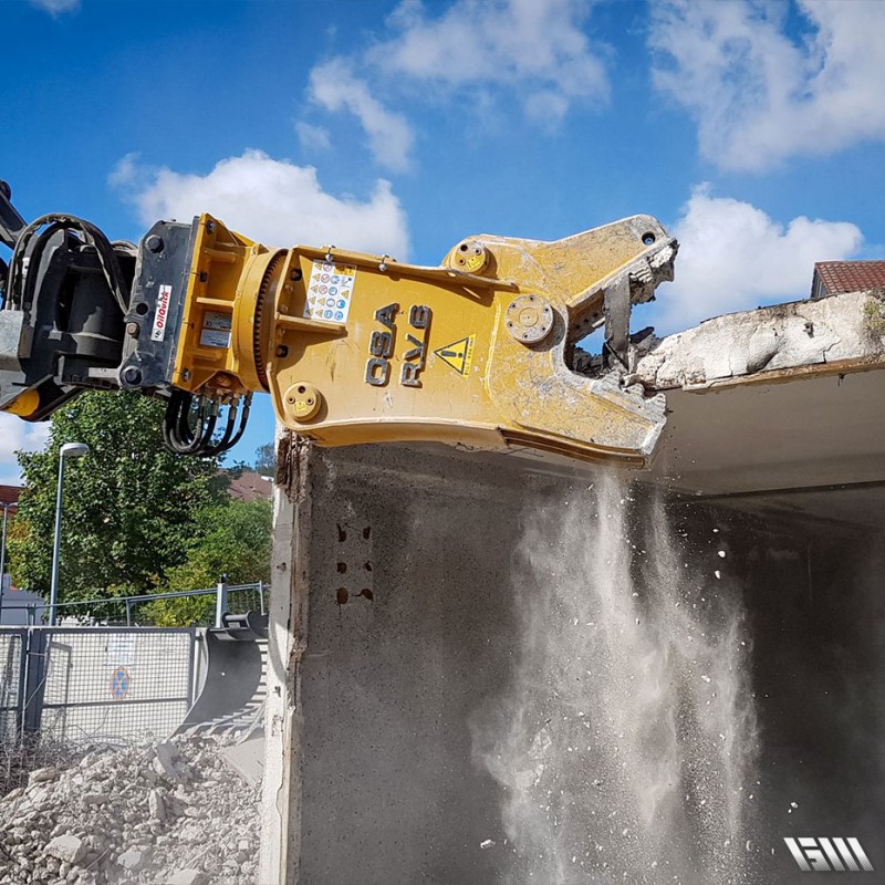 Broyage de béton