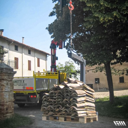 Fourche à palette grue de camion