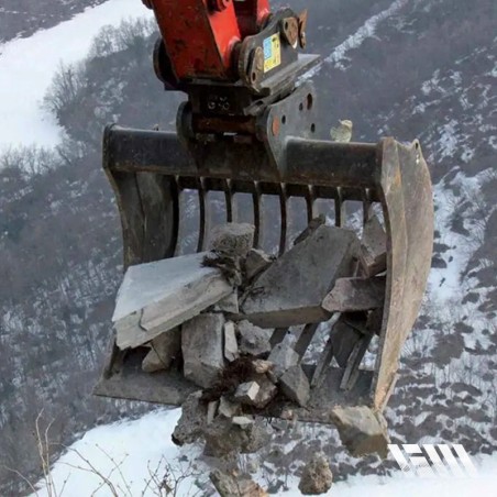 Godet squelette pour récupération en Hardox