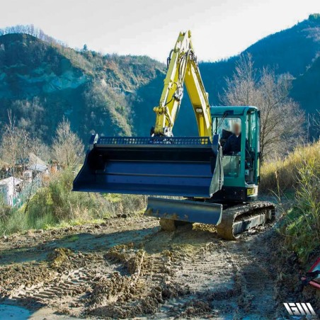 Godet multifonction pour skip loader