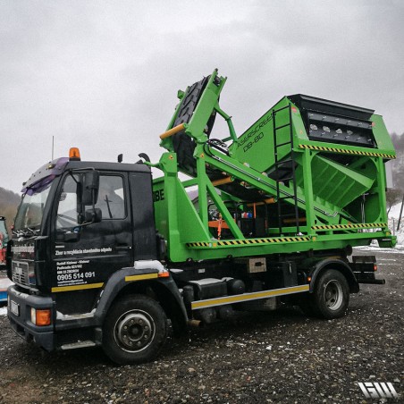 cribleur transportable sur un camion