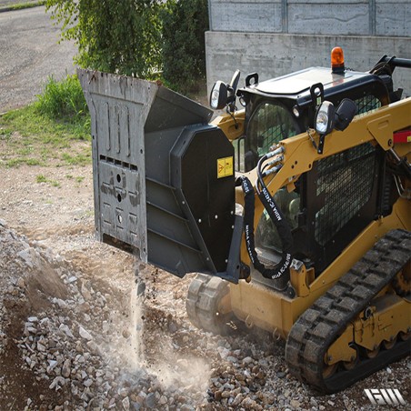 Godet concasseur pour skip loader