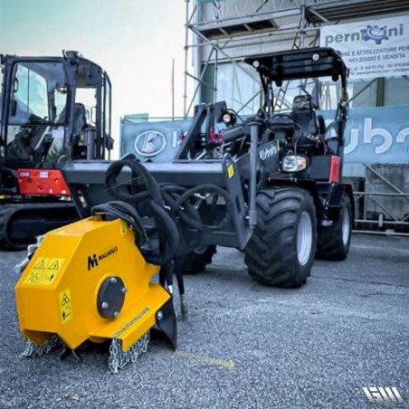 raboteuse de souche pour chargeur