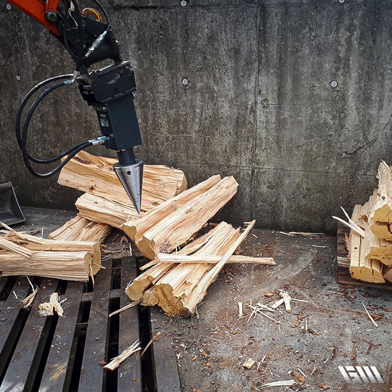 Nouvelle fendeuse pour bois de chauffage