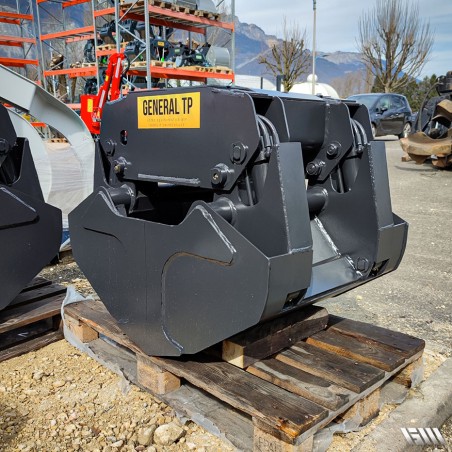 Benne preneuse pour camion grue