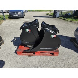 Godet de terrassement 400mm pelle 9-11T Attache CR70 MBI/CANGINI