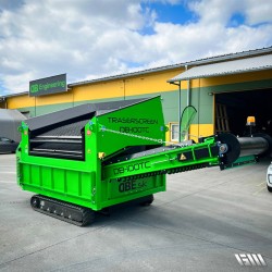 Cribleur sur chenille DB100TC moteur KUBOTA diesel