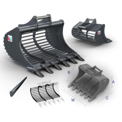 Godet squelette martin, godet clair voie, godet squelette tr conseil