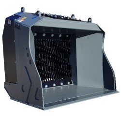 Godet cribleur broyeur multi étoiles CDS 18 pelle 18-25T CM CRUSHERS