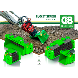 Godet cribleur étoile plastique BS12/3 DB pour pelle 5 à 10T