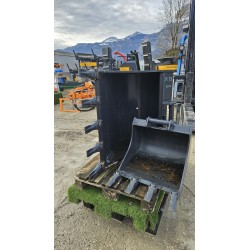 Godet de terrassement largeur 1000mm pelle 7 à 11T attache CR70 CANGINI