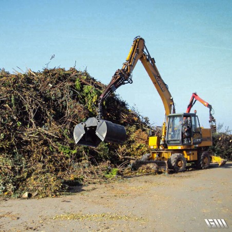 Benne preneuse pour la biomasse