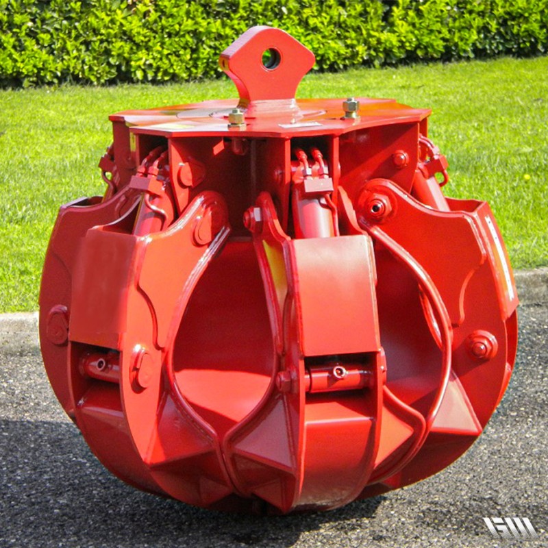 grappin à ferraille pour grue de camion