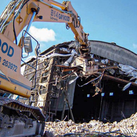 Démolition d'un bâtiment