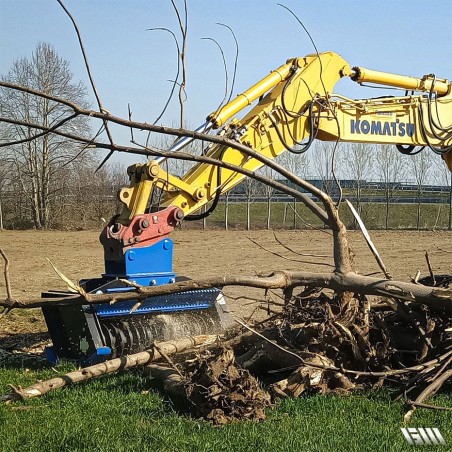 broyeur forestier pour le bois