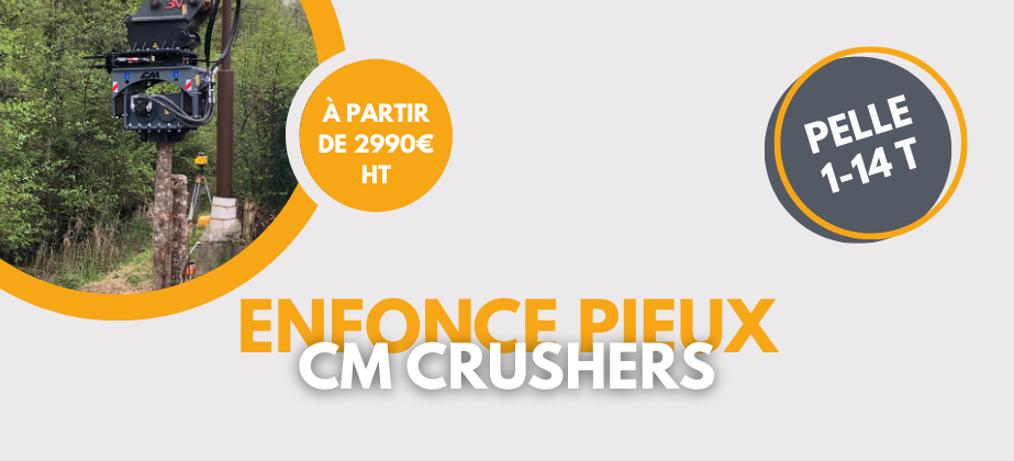 ENFONCE PIEUX CM CRUSHERS