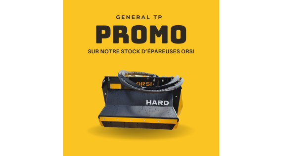 Épareuses ORSI : alerte promo !