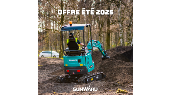 Nouvelle offre pour l'achat d'une pelle Sunward !