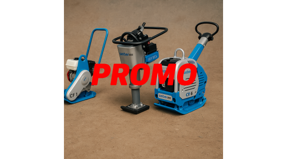 PROMO COMPACTAGE – Plaque vibrante, Pilonneuse SRV620 et Compacteur CR-6 – GENERAL TP